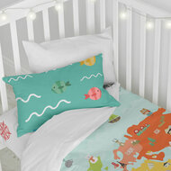 Dekbedovertrek set HappyFriday Happynois World Map Multicolour Wieg voor baby&amp;apos;s 2 Onderdelen 4