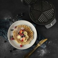 Wafelmaker Princess Princess 132380 Zwart Zilverkleurig Staal 1200 W 6