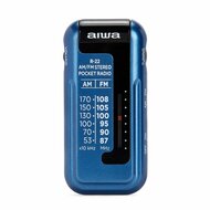 Transistorradio Aiwa R22BL Blauw AM/FM Mini 1