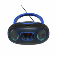 Radio met cd- en mp3-speler Denver Electronics Bluetooth LED LCD Blauw Zwart/Blauw 1