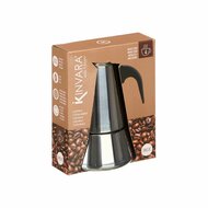 Percolator Zwart Zilverkleurig Staal 4 Koppar 2