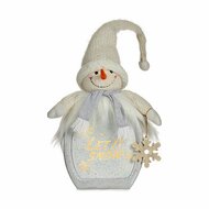 Decoratieve figuren Sneeuwpop Wit 15 x 65,5 x 27 cm 1