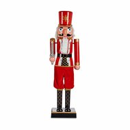 Decoratieve figuren Rood Zwart Notenkraker 7,5 x 28 x 7,5 cm Plastic 1