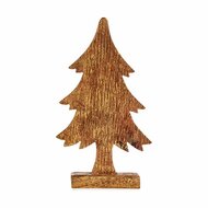 Kerstboom 5 x 31 x 15,5 cm Gouden Hout 1