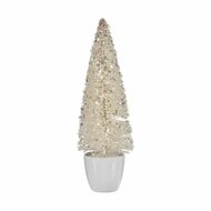 Kerstboom Medium 10 x 33 x 10 cm Wit Plastic 1