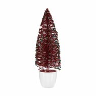 Kerstboom Medium 10 x 33 x 10 cm Rood Blauw Gouden Plastic 1