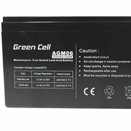 Batterij voor UPS SAI Green Cell AGM06 9 Ah 12 V 2