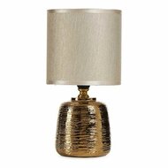 Bureaulamp Cilindrisch Keramisch Gouden (13 x 26,5 x 13 cm) (2 pcs) 1