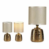 Bureaulamp Cilindrisch Keramisch Gouden (13 x 26,5 x 13 cm) (2 pcs) 2