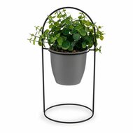 Decoratieve plant Grijs Met steun Metaal Plastic (14 x 30 x 14 cm) 1