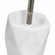 Toiletborstel Wit Keramisch 12 x 12 x 34 cm 2