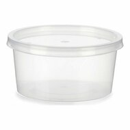 Lunchbox Rond Transparant Polypropyleen (500 ml) 1