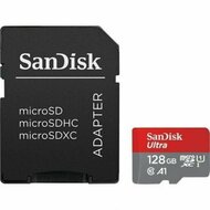 Micro SD kaart met adapter SanDisk Ultra 128 GB 2