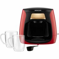 Drip Koffiemachine Sencor SCE 2101RD Rood rouge noir 500 W 2