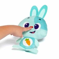 Knuffel met Geluid Molt&oacute; Gusy luz Baby Bunny Turkoois 7,5 cm 5