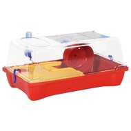 Hamsterkooi 57x33x26 cm polypropeen rood 3