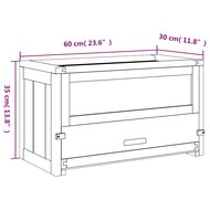 Hamsterkooi 60x30x35 cm massief vurenhout 9