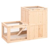 Hamsterkooi 81x40x60 cm massief vurenhout 6