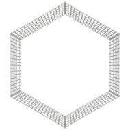 Dierenverblijf 6 panelen 54x60 cm gegalvaniseerd ijzer 7