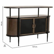 Dressoir Alexandra House Living Bruin Metaal Glas 42 x 80 x 121 cm 5