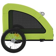 Hondenfietstrailer oxford stof en ijzer groen 7