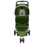 Hondenwagen inklapbaar 80x46x98 cm oxford stof groen 4