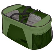 Hondenwagen 2-laags inklapbaar 83x48x97 cm oxford stof groen 9