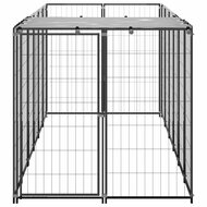 Hondenkennel 330x110x110 cm staal zwart 3