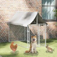 Hondenkennel voor buiten met dak 200x100x150 cm 1