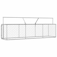 Hondenkennel voor buiten met dak 400x100x150 cm 4