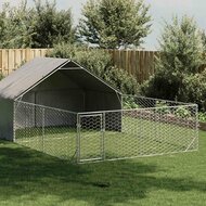 Hondenkennel met ren 6x3x1,9 m gegalvaniseerd staal 1