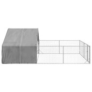 Hondenkennel met ren 6x3x1,9 m gegalvaniseerd staal 4