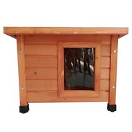 @Pet Kattenhok voor buiten XL 68,5x54x51,5 cm hout bruin 1