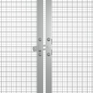 Kippenhok 200x91x100 cm gegalvaniseerd staal grijs 5