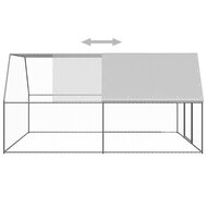 Kippenhok 3x4x2 m gegalvaniseerd staal 4