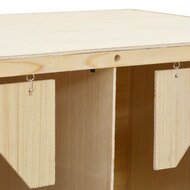 Kippenlegkast 4 compartimenten 106x40x45 cm massief grenenhout 6