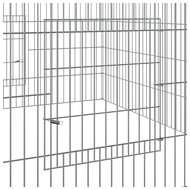 Konijnenkooi 110x110x55 cm gegalvaniseerd ijzer 6