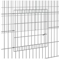 Konijnenkooi met 3 panelen 325x109x54 cm gegalvaniseerd ijzer 6