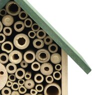 Insectenhotels 2 st 23x14x29 cm massief vurenhout 3