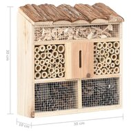 Insectenhotel 30x10x30 cm vurenhout 6