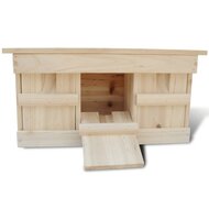 Mussenhuizen 2 st 44x15,5x21,5 cm hout 3