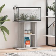 Aquariumstandaard 60x30x60 cm bewerkt hout grijs sonoma 1