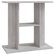 Aquariumstandaard 60x30x60 cm bewerkt hout grijs sonoma 2