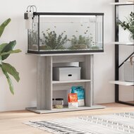 Aquariumstandaard 80x35x60 cm bewerkt hout grijs sonoma 1