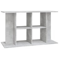 Aquariumstandaard 100x40x60 cm bewerkt hout betongrijs 2