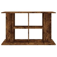 Aquariumstandaard 100x40x60 cm bewerkt hout gerookt eikenkleur 4