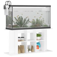 Aquariumstandaard 120x40x60 cm bewerkt hout wit 3