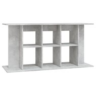 Aquariumstandaard 120x40x60 cm bewerkt hout betongrijs 2