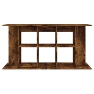 Aquariumstandaard 120x40x60 cm bewerkt hout gerookt eikenkleur 4