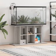 Aquariumstandaard 120x40x60 cm bewerkt hout grijs sonoma 1